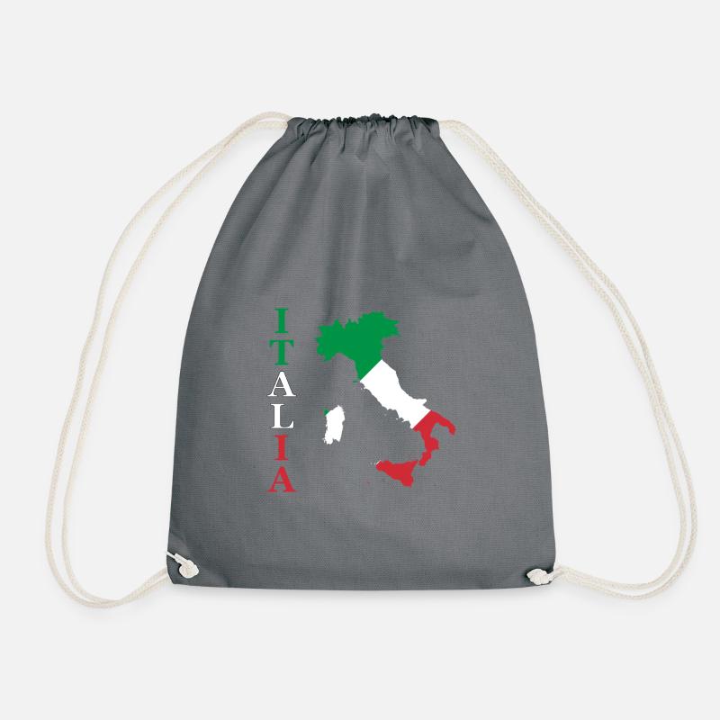 Italia - Drawstring Bag - grey