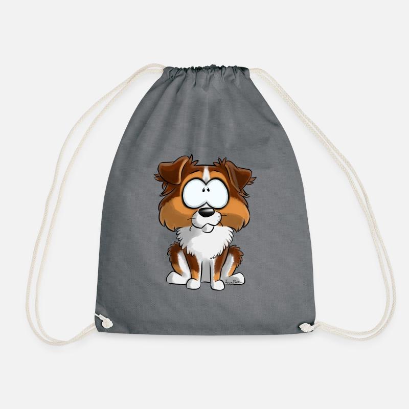 Ich bin Australian Shepherd Red Habs - Turnbeutel - Grau