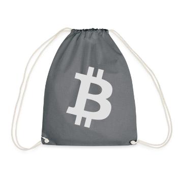 Bitcoin Cappy - Turnbeutel - Grau - Vorne