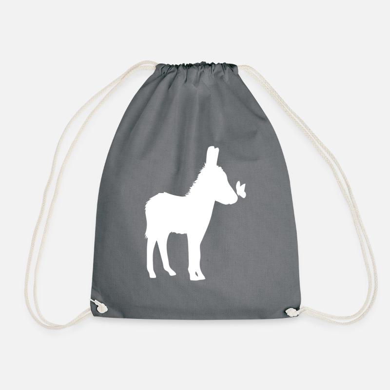 Donkey Esel - Turnbeutel - Grau