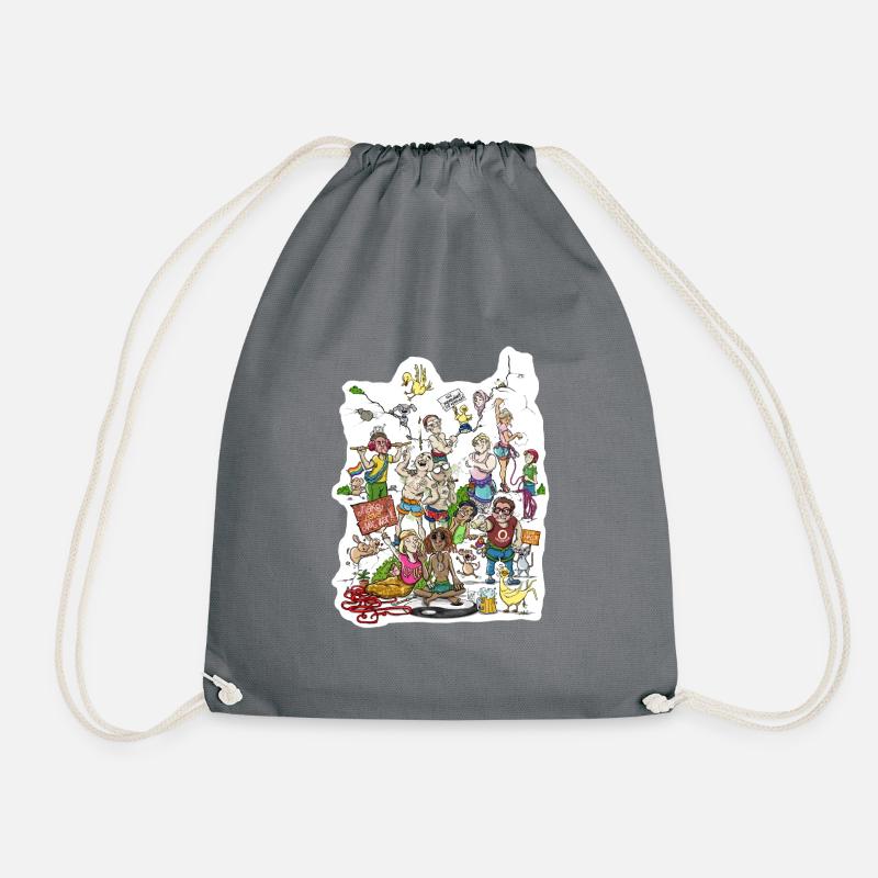 Diversity Klemmkleil Cover 2022 - Drawstring Bag - grey