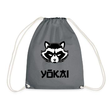 Yokai Blak - Turnbeutel - Grau - Vorne