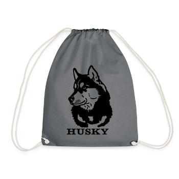 siberianhusky2 - Sac de sport léger - gris - Devant