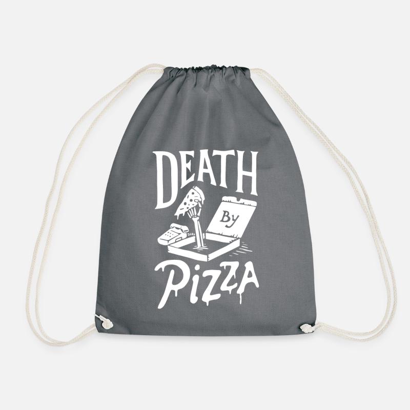 Pizza - Turnbeutel - Grau