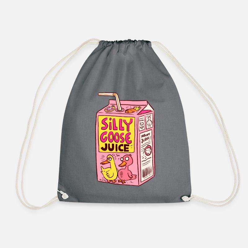 Funny Silly Goose Juice - Turnbeutel - Grau