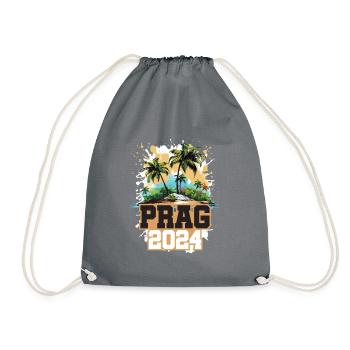 Prague 2024 Voyage Vacances - Sac de sport léger - gris - Devant