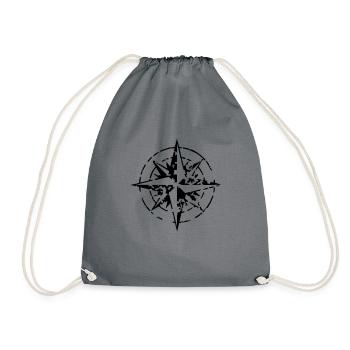 windrose_02_a_1c - Sac de sport léger - gris - Devant
