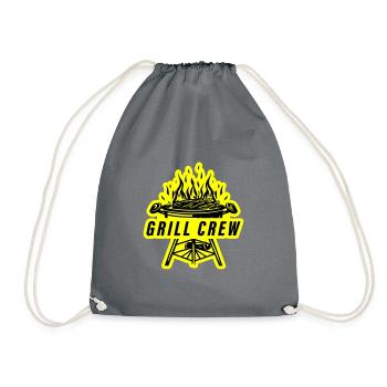 Grill Crew Grilling - Drawstring Bag - grey - Front