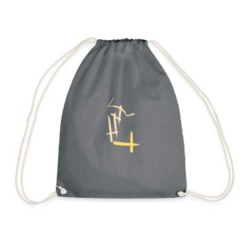 Merveilleuse abstraction - Sac de sport léger - gris - Devant
