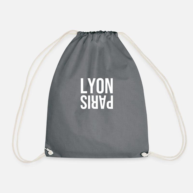 Lyon ou Paris - Sac de sport léger - gris