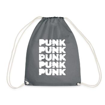 Logo punk audacieux - Sac de sport léger - gris - Devant