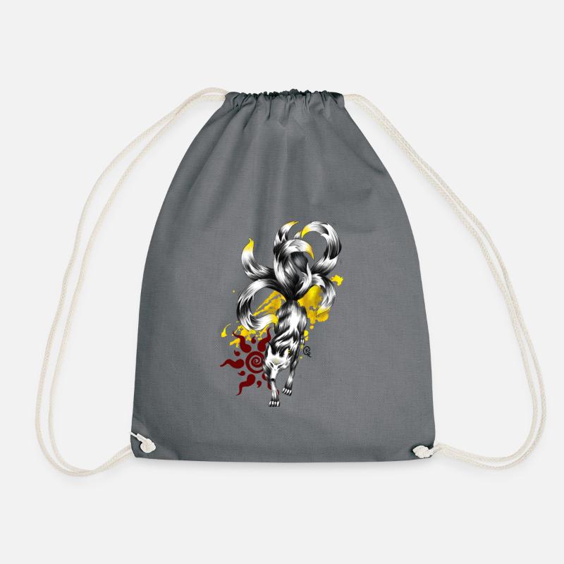 Kitsune - Turnbeutel - Grau