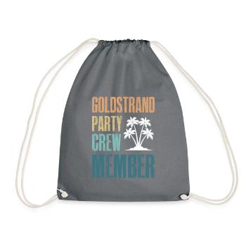 Équipe de fête Golden Sands - Sac de sport léger - gris - Devant