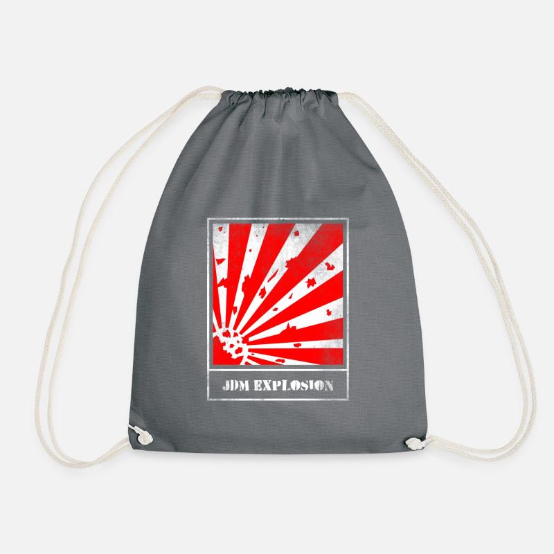 JDM Explosion -Japan Tuning - Turnbeutel - Grau