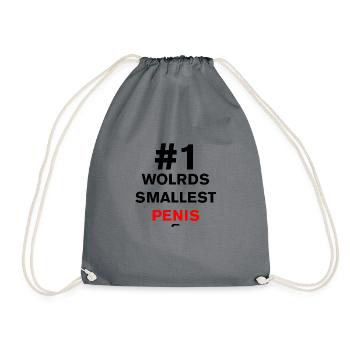 Le pénis de Worlds Smallest ! - Sac de sport léger - gris - Devant