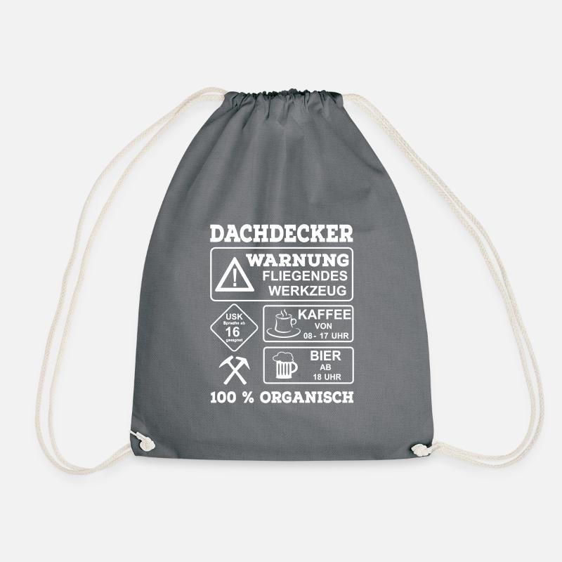 Dachdecker - Turnbeutel - Grau