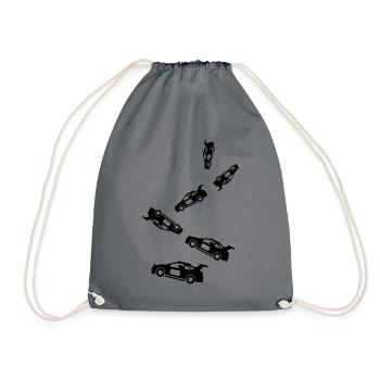 Coureur automobile - Sac de sport léger - gris - Devant