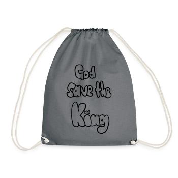 God save the King - Turnbeutel - Grau - Vorne