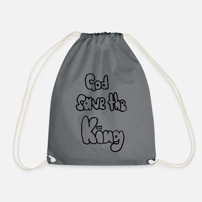 God save the King - Turnbeutel - Grau