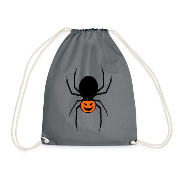 Costume d’Halloween T-shirt d’Halloween Araignée - Sac de sport léger - gris - Devant