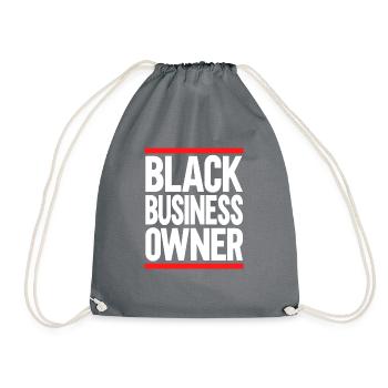 Black Business Owner - Turnbeutel - Grau - Vorne