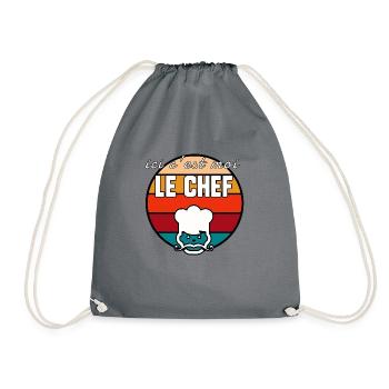 C’est moi le chef - Sac de sport léger - gris - Devant