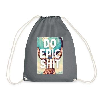 Do Epic Shit - Turnbeutel - Grau - Vorne