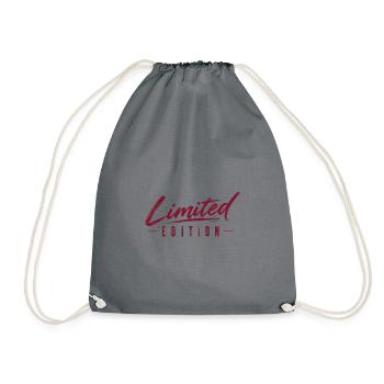 Limited Edition - Einzelstücke - limitiert - Turnbeutel - Grau - Vorne