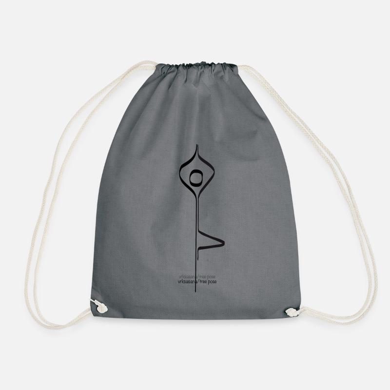 Yoga - Turnbeutel - Grau