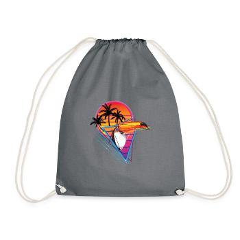 Retronéon toucan - Sac de sport léger - gris - Devant
