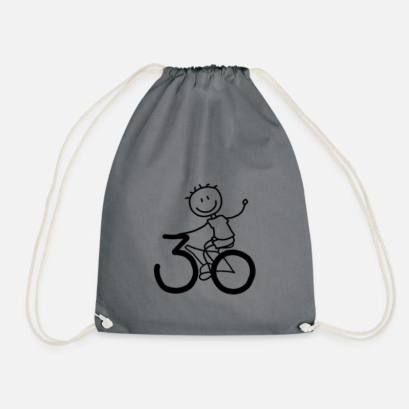Avec de l’élan dans les années 30 ! - Sac de sport léger - gris