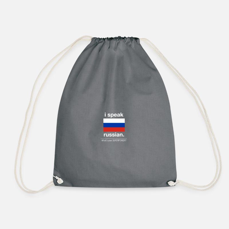 Russie - Sac de sport léger - gris