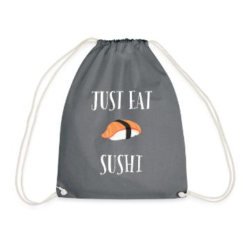 Just eat sushi - Sac de sport léger - gris - Devant