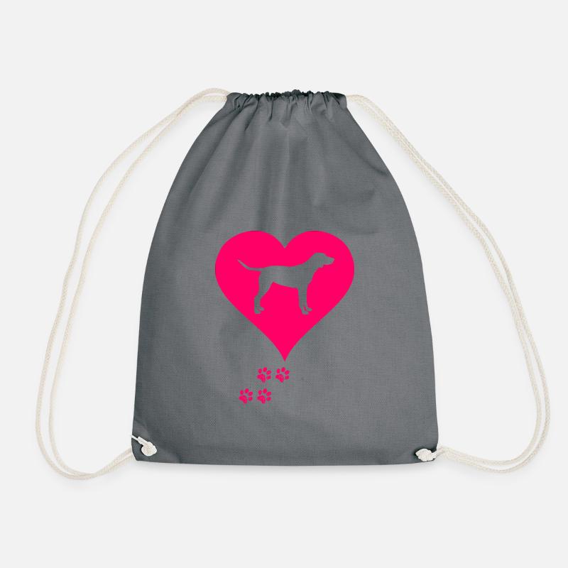 Labrador - Drawstring Bag - grey