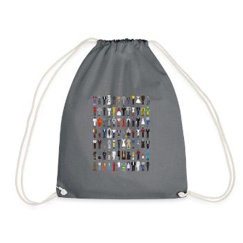 Tenues de film! - Sac de sport léger - gris - Devant