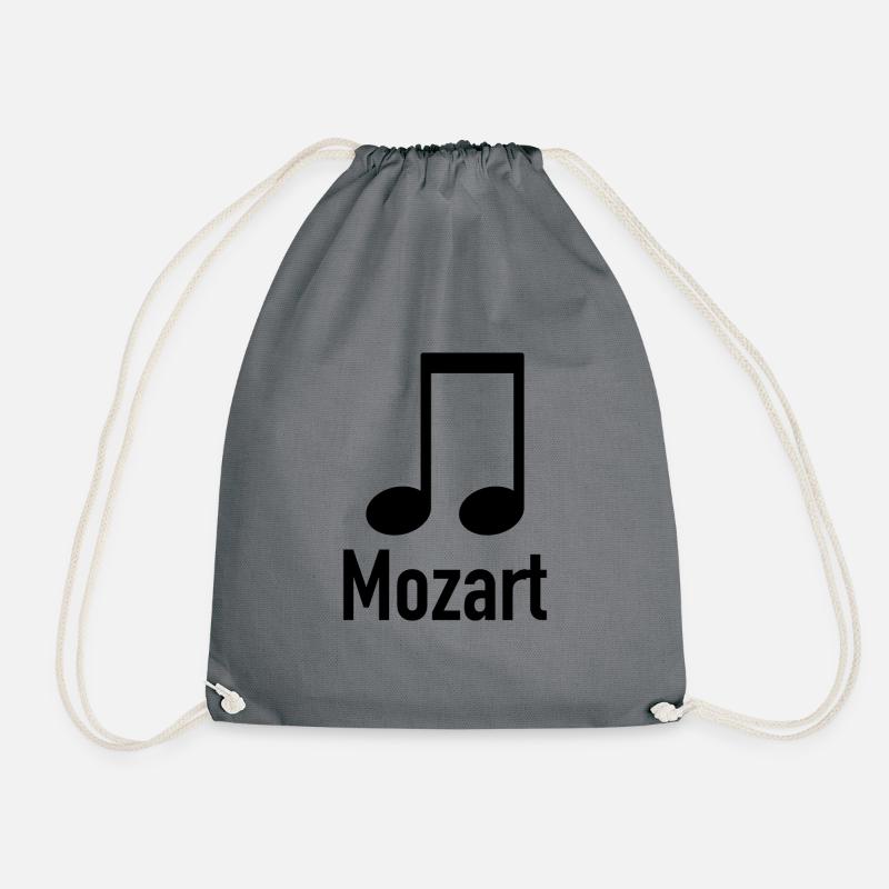 Mozart classical music - Drawstring Bag - grey