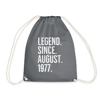 Légende depuis août 1977 - Sac de sport léger - gris - Devant