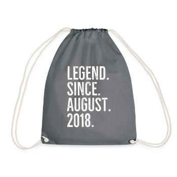 Legende seit August 2018 - Turnbeutel - Grau - Vorne