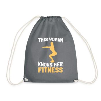 Fitness Training Gym Workout Poids - Sac de sport léger - gris - Devant