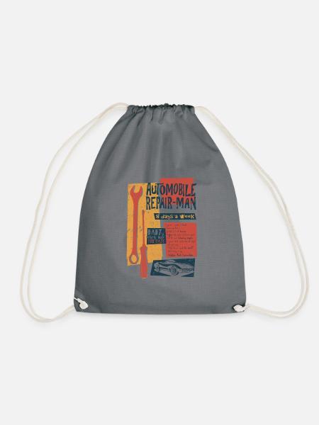 Automobile Repairman - Turnbeutel - Grau