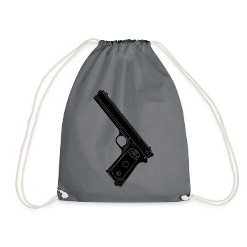 Pistolet militaire 38 Colt - Sac de sport léger - gris - Devant