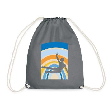 Gymnastics Gymnastics Training - Drawstring Bag - grey - Front