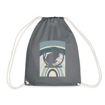 Créatures rongeurs de Guinée - Sac de sport léger - gris - Devant