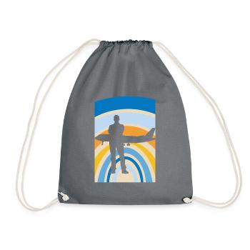 Hôtesse de l’air Hôtesse de l’air - Sac de sport léger - gris - Devant