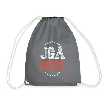 Jga 2023 Junggesellenabschied - Turnbeutel - Grau - Vorne