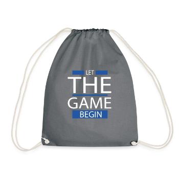 Let The Game BeGin - Sac de sport léger - gris - Devant