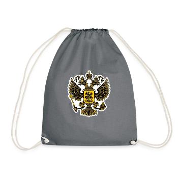 wappen-von-russland - Turnbeutel - Grau - Vorne