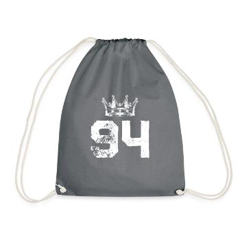 94 Couronne numérique - Sac de sport léger - gris - Devant