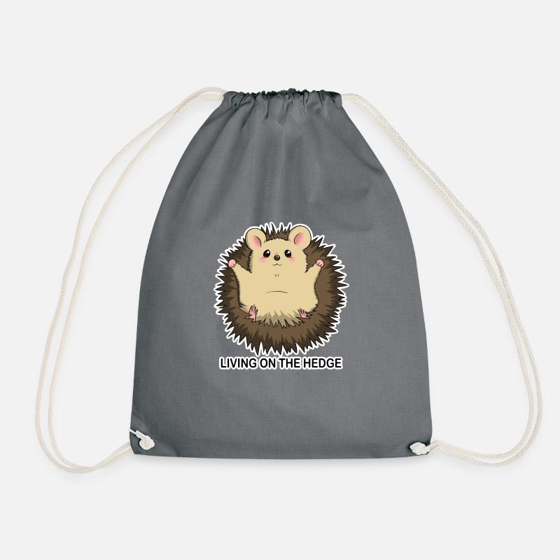 Hedgehog - Turnbeutel - Grau
