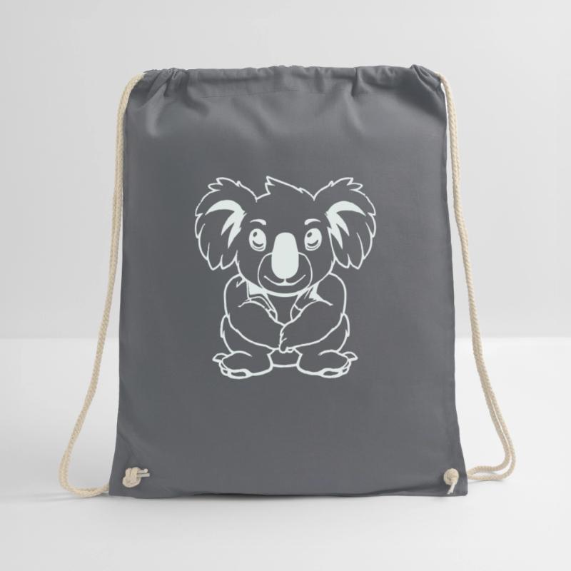 Koala Bear Comic Drawstring Bag